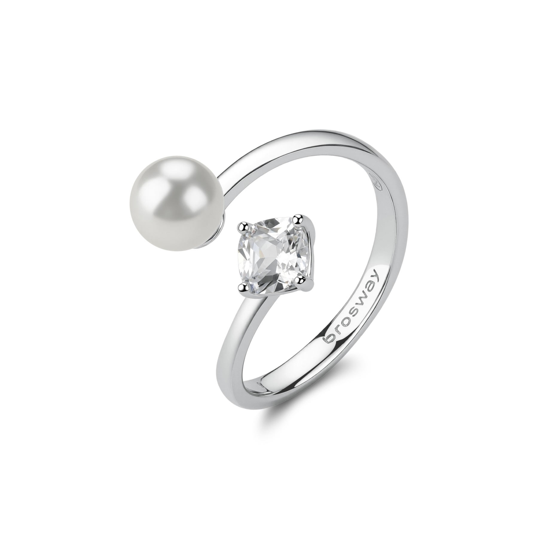Anello donna argento 925 gioiello Brosway Fancy Infinite White - BROSWAY