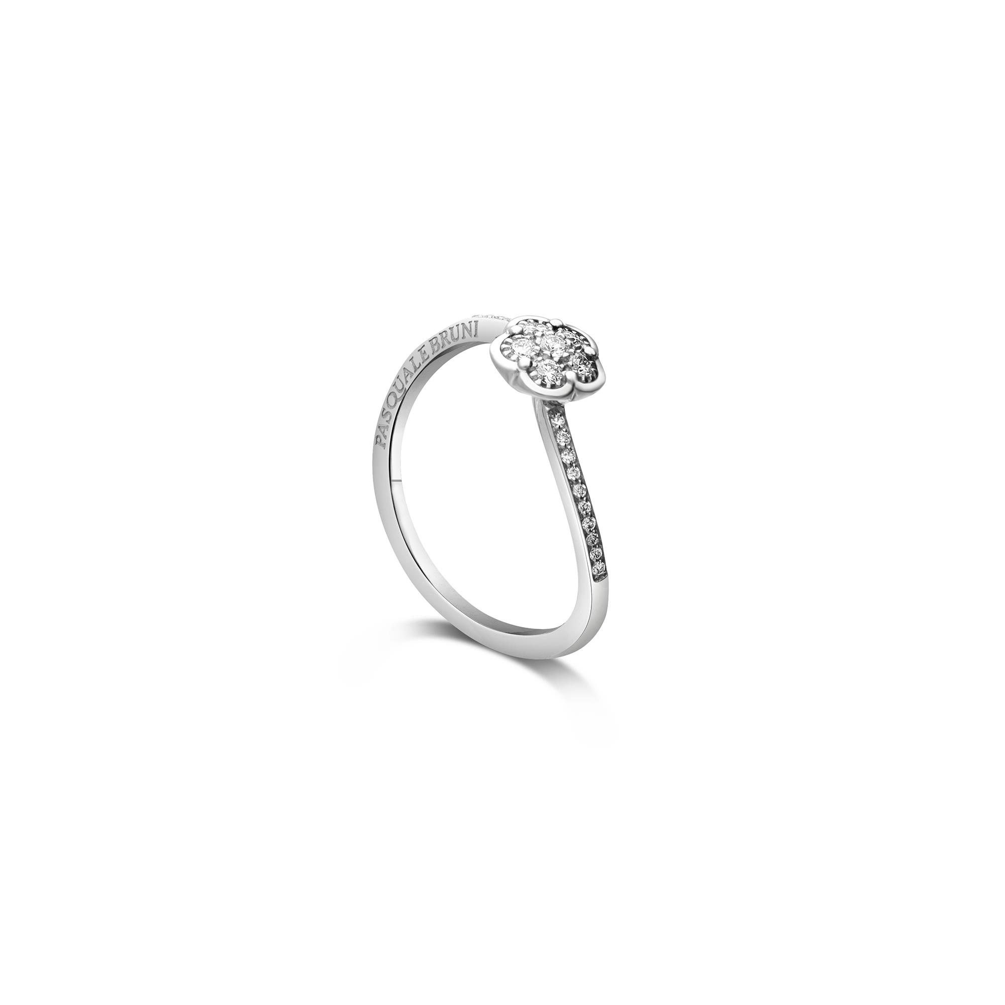 Anello Bon Ton Fioremì con diamanti - PASQUALE BRUNI