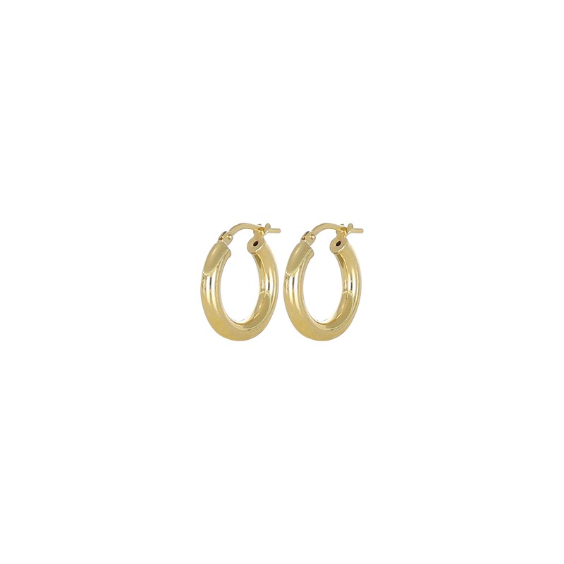 Pendientes de plata de aro - LUXURY MILANO