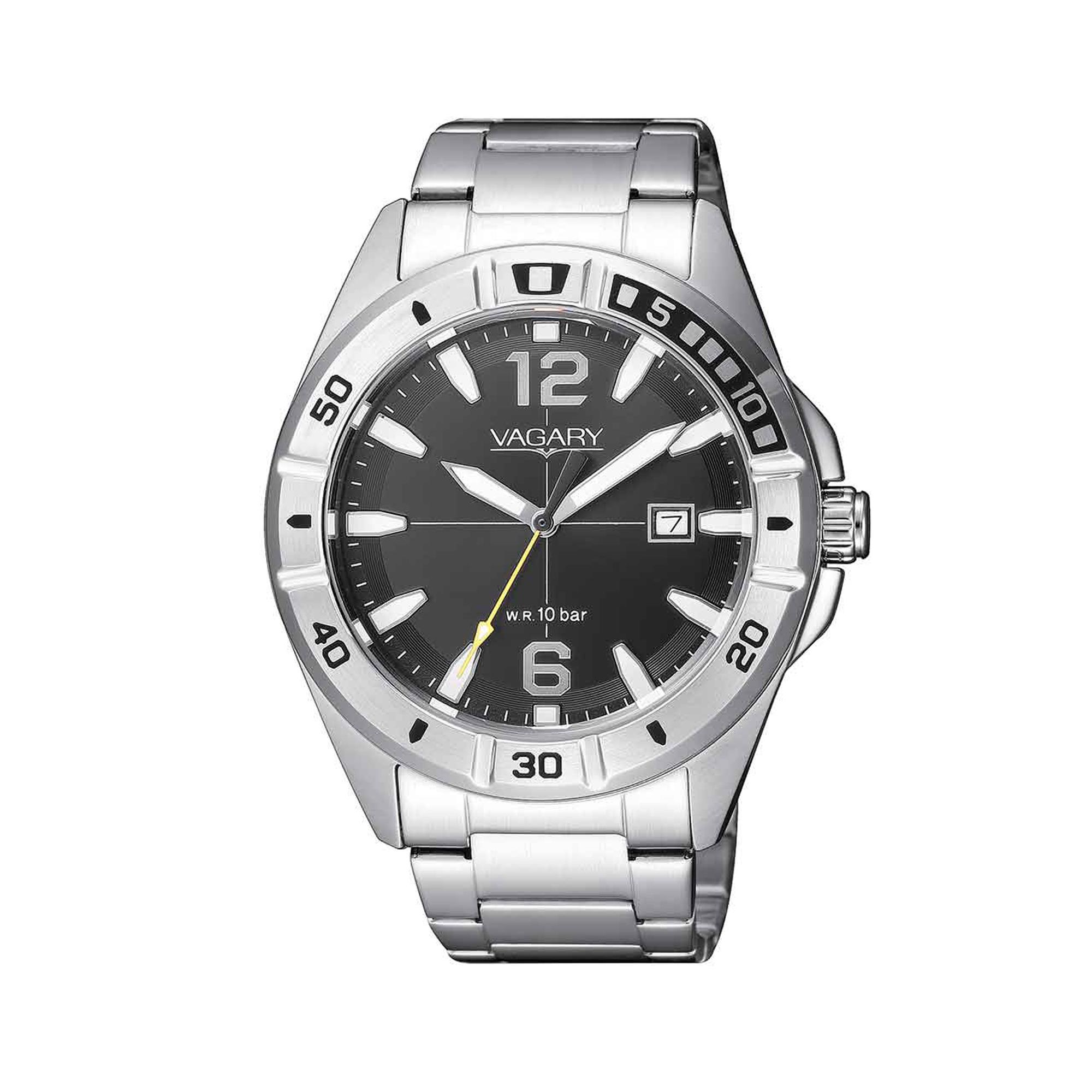 Men's time-only watch with 42 mm case - VAGARY