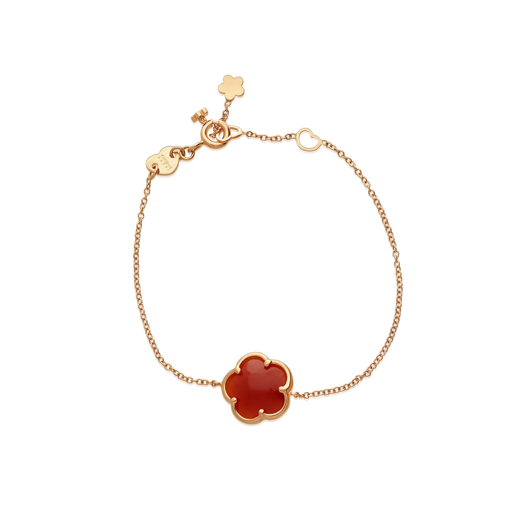 Bracciale Petit Joli con diamanti e corniola - PASQUALE BRUNI