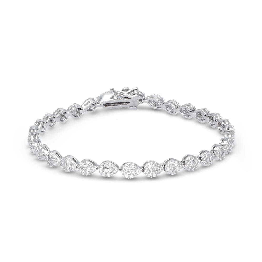 Bracciale tennis in argento - ORO&CO 925