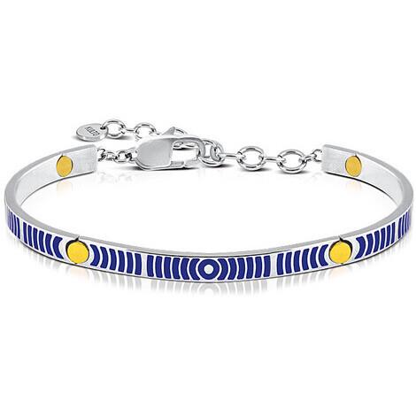 Men's bracelet with blue enamel - KULTO