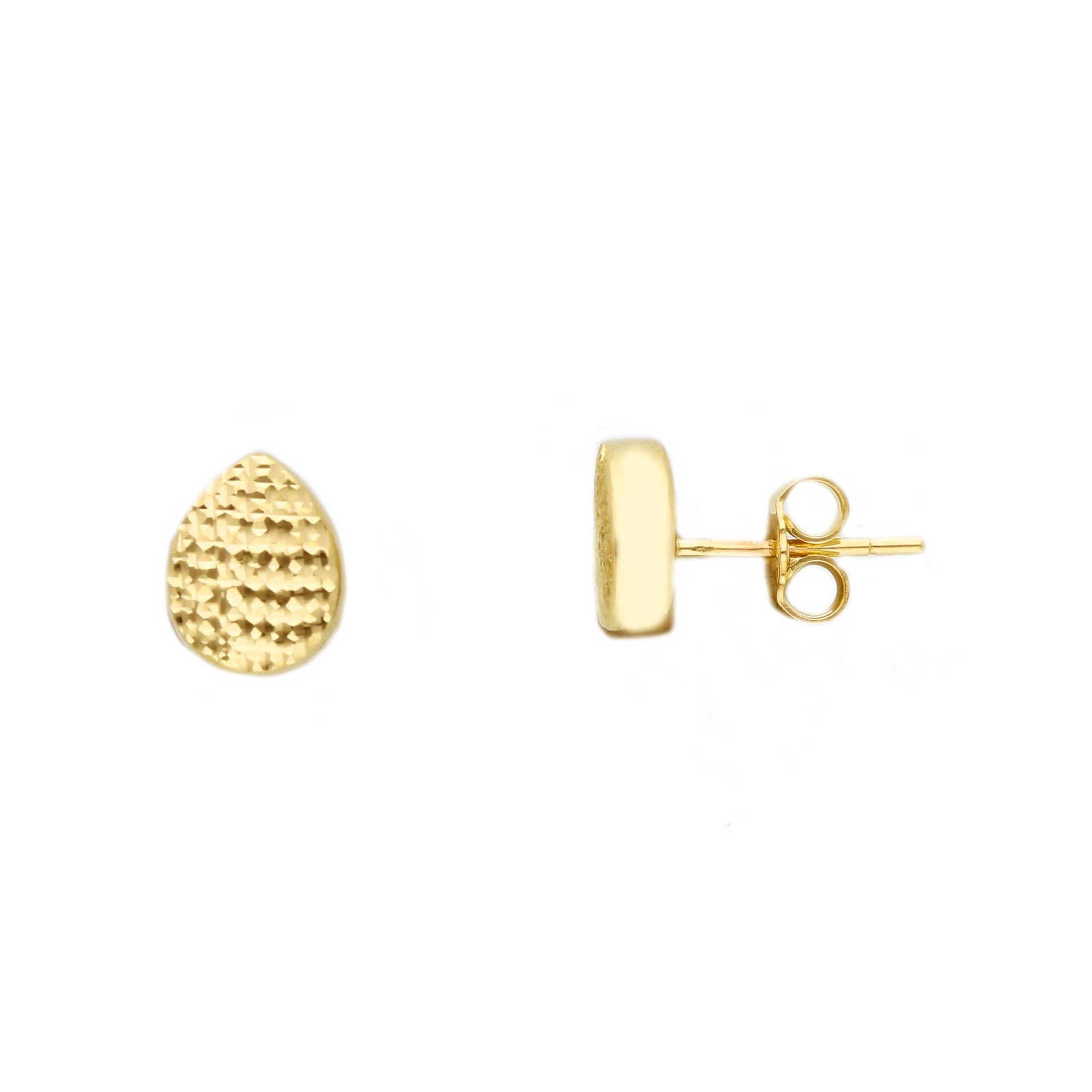 Pendientes de Gota en Oro Amarillo de 9kt - LUXURY MILANO