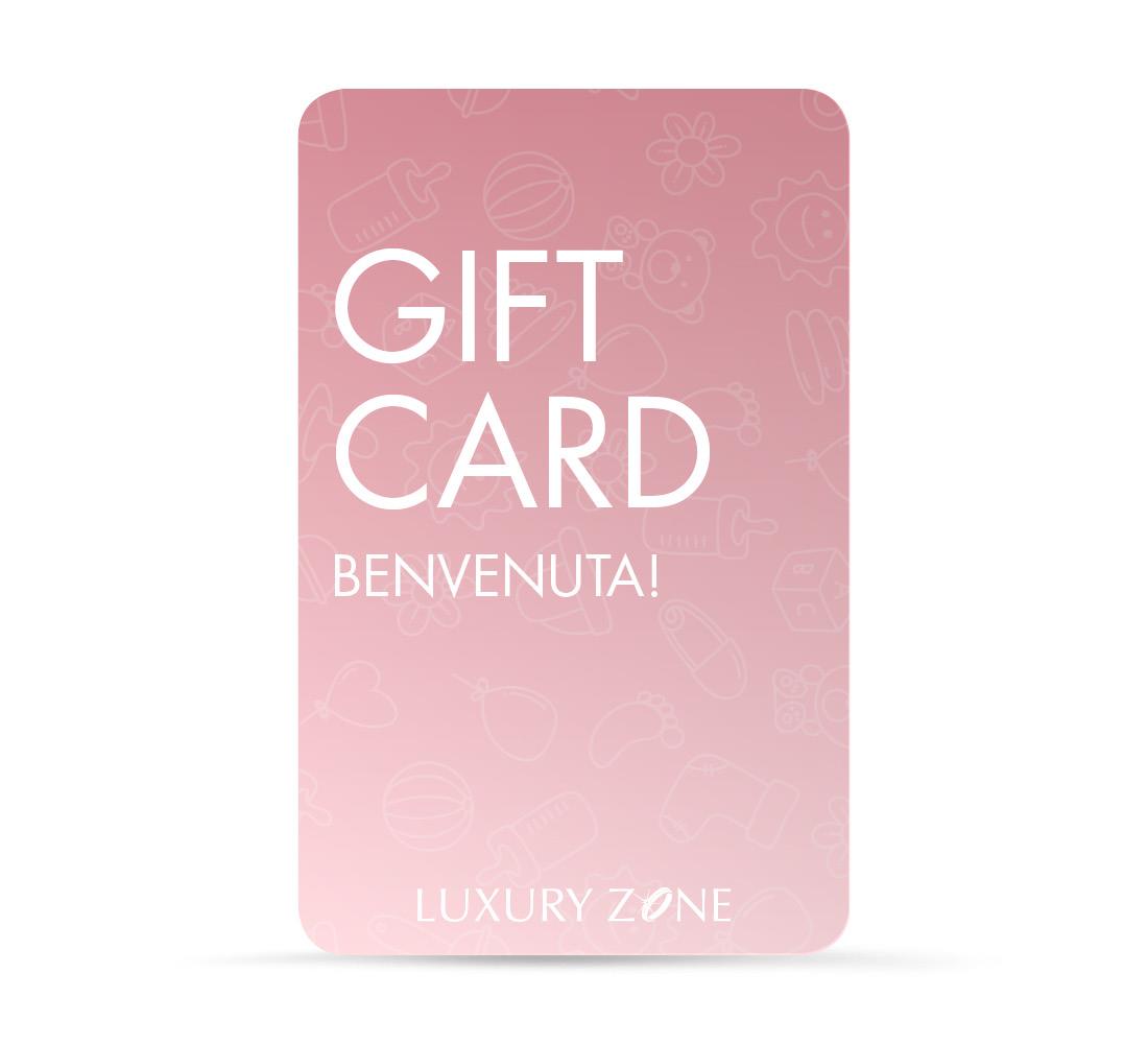 GIFT CARD REGALO NASCITA MATERNITA 100&euro; - LUXURY ZONE