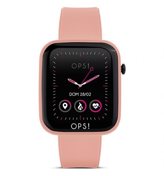 Orologio smartwatch active in silicone rosa - OPS