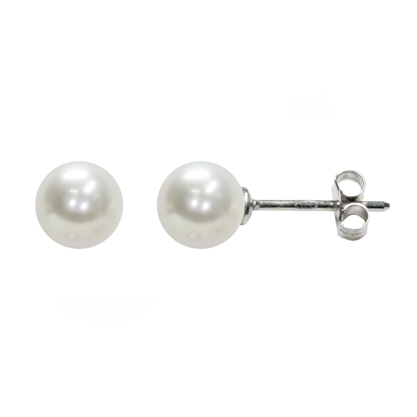 Earrings with pearls - MAYUMI