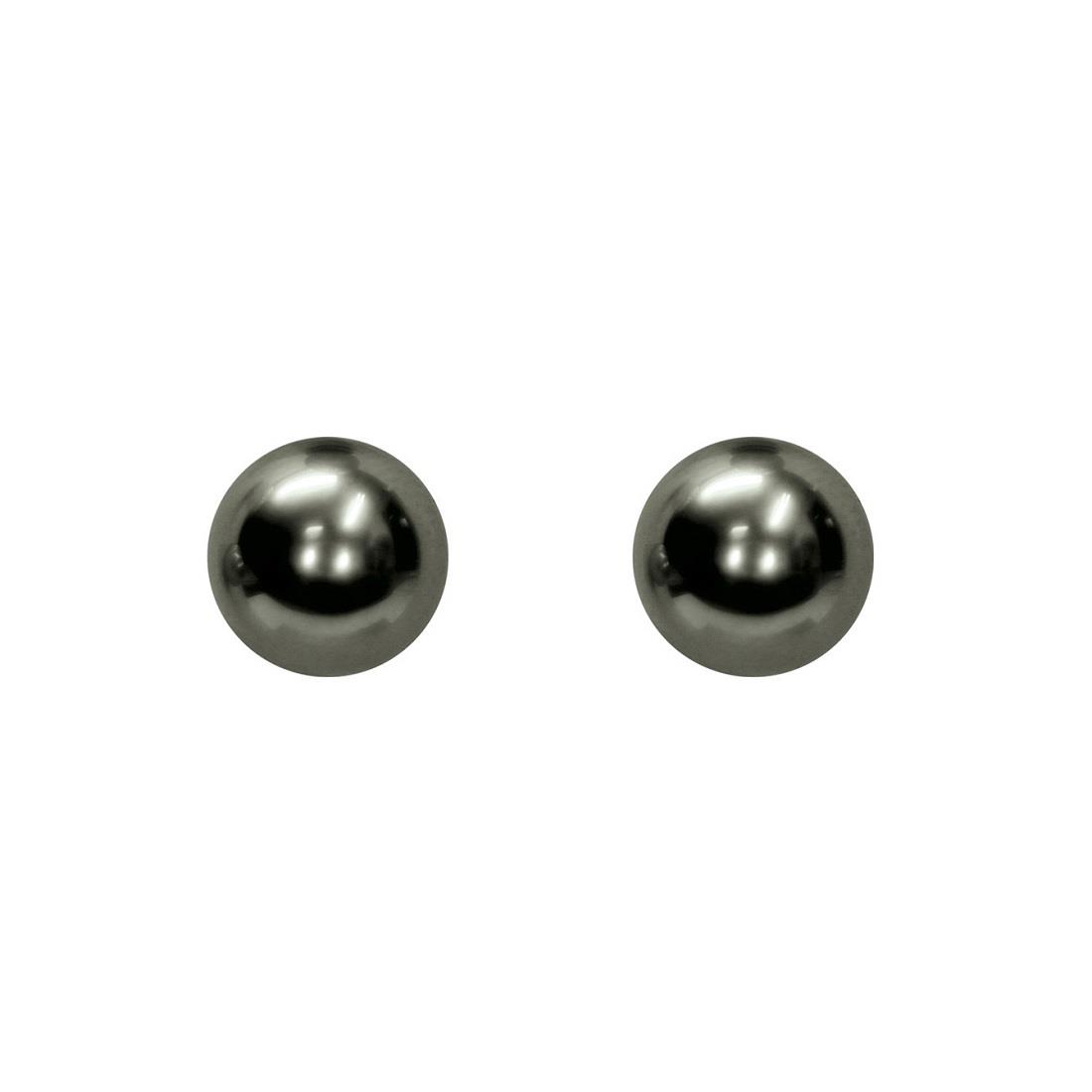 Orecchini in argento con perle nere - MAYUMI