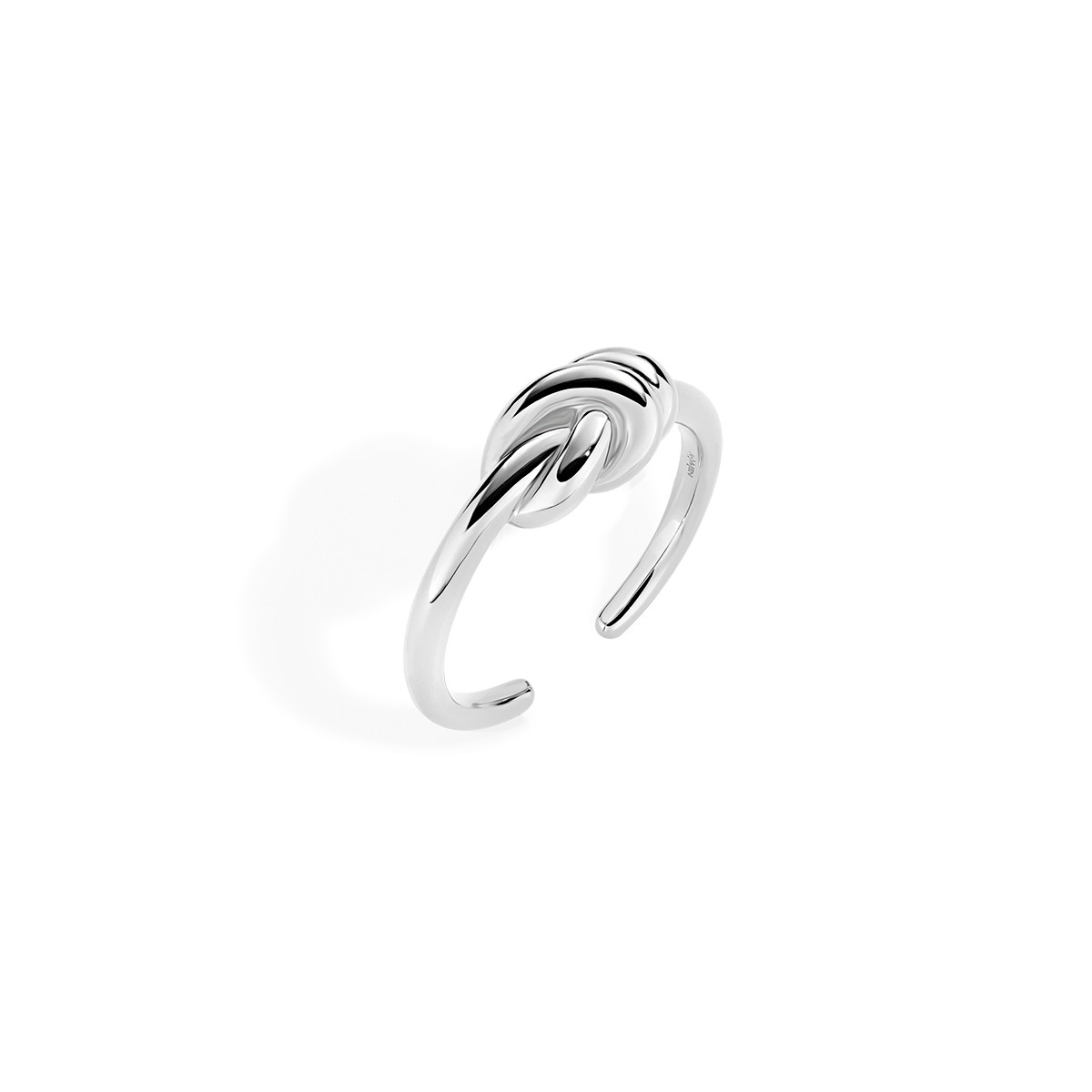 Brass ring with central knot - AMEN