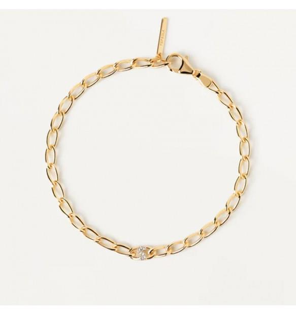 Bracciale Mini Letters S in argento - PDPAOLA