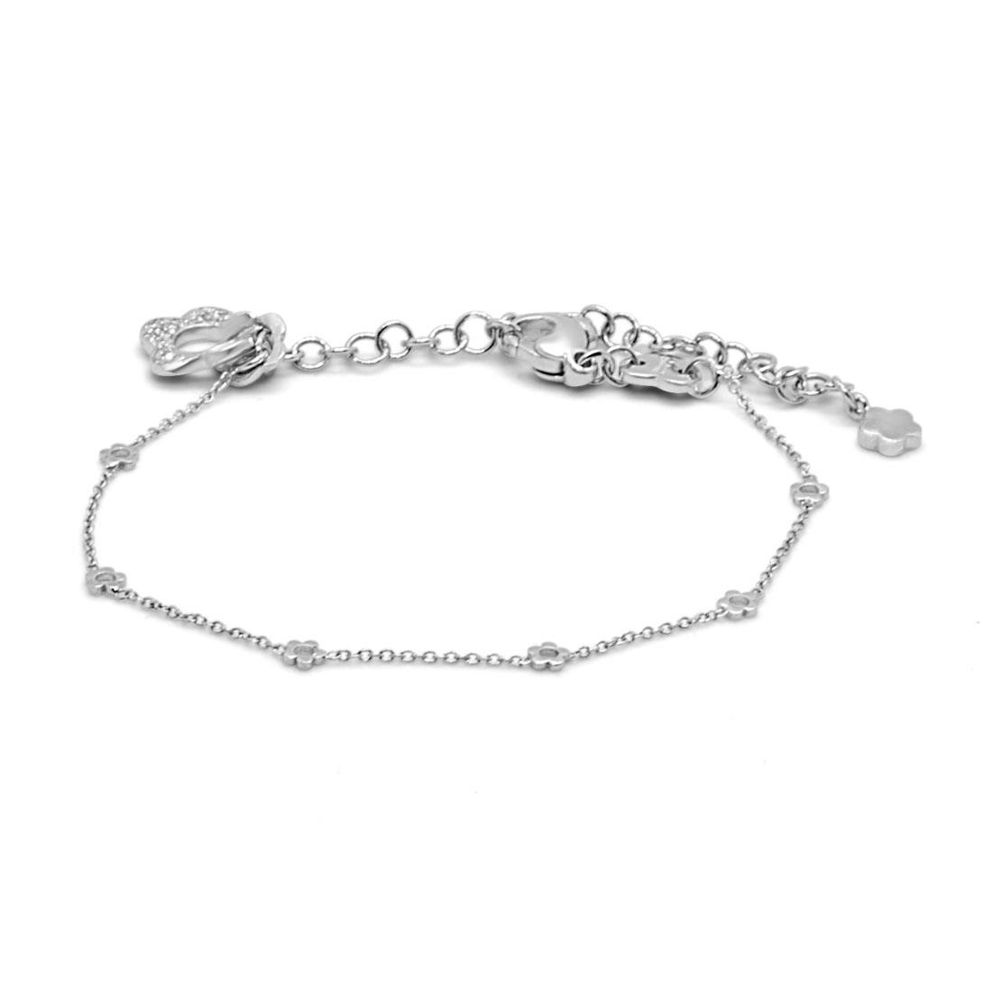 Pasquale Bruni white gold diamond bracelet ct 0,13 and saphir ct 0,06 ...