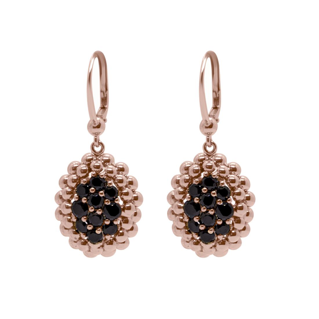 Pasquale Bruni red gold earrings and semiprecious stones cts 2,76 - PASQUALE BRUNI