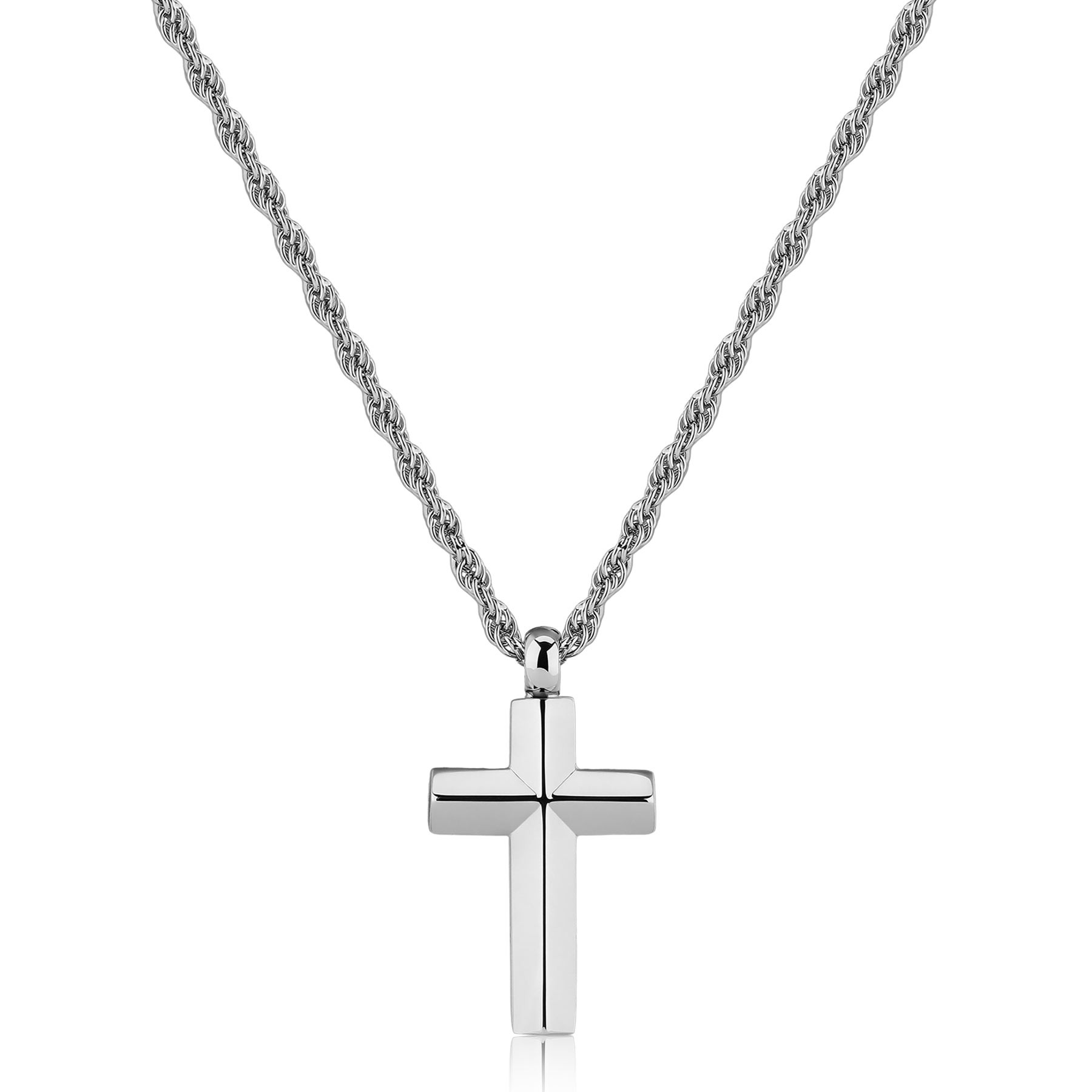 Men's jewelry necklace S&rsquo;Agap&ograve; Bound cross - S