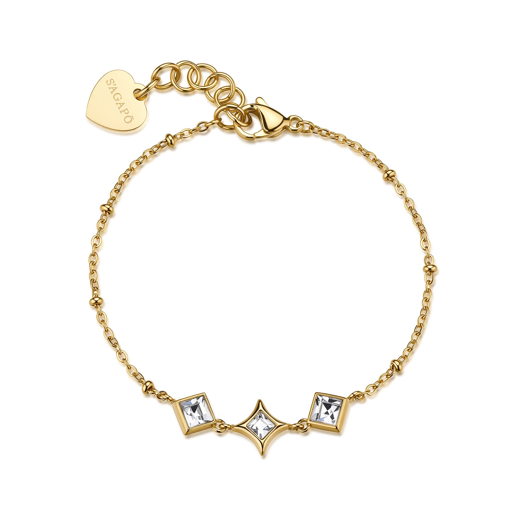 Women's jewelry bracelet S&rsquo;Agap&ograve; Luce 14K gold - S