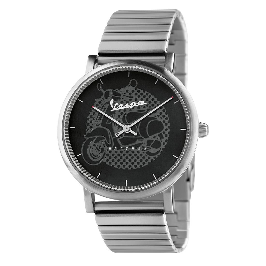  Watch 40mm steel case with black PVD treatment - VESPA WATCHES