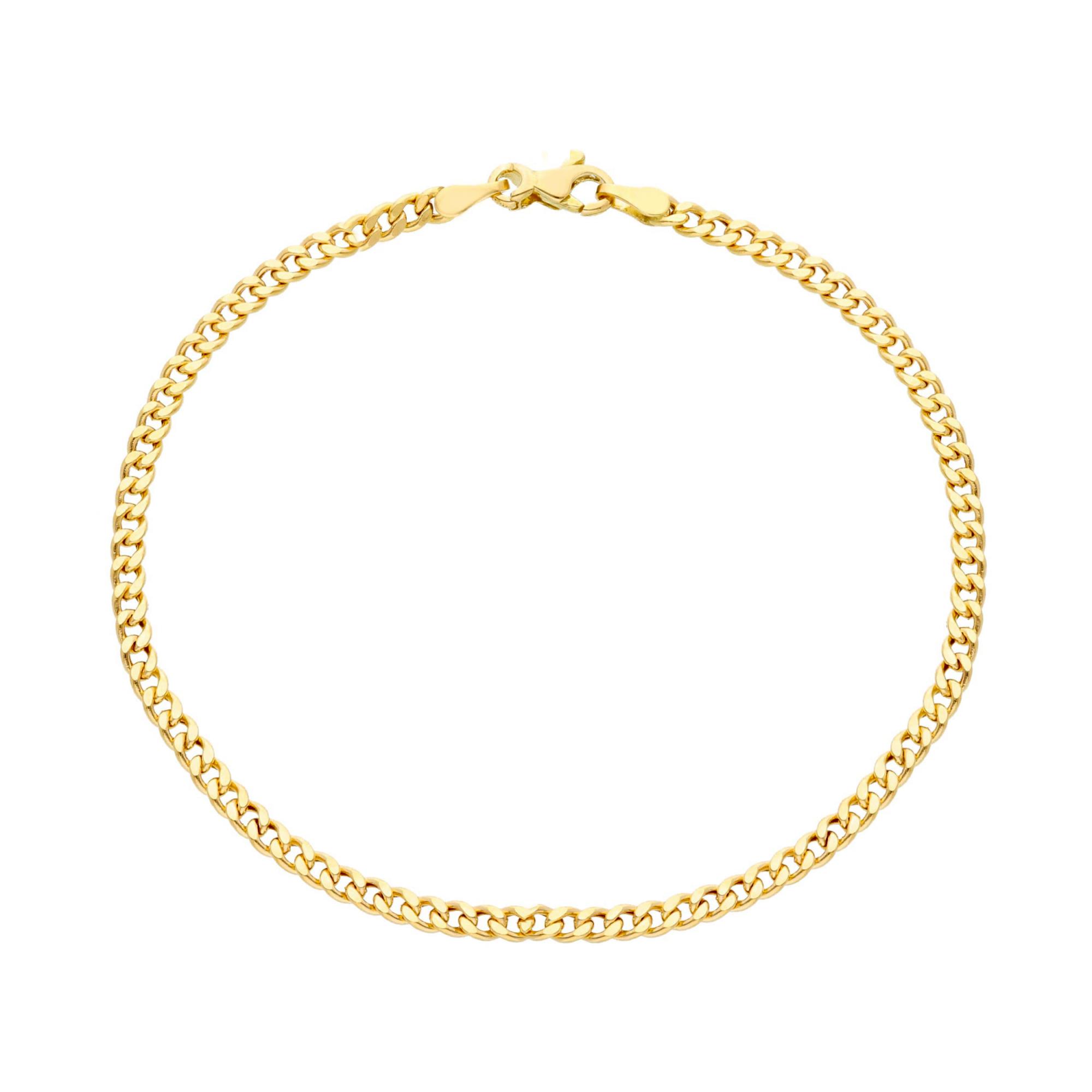 Pulsera de cadena de oro para hombre. - ORO&CO