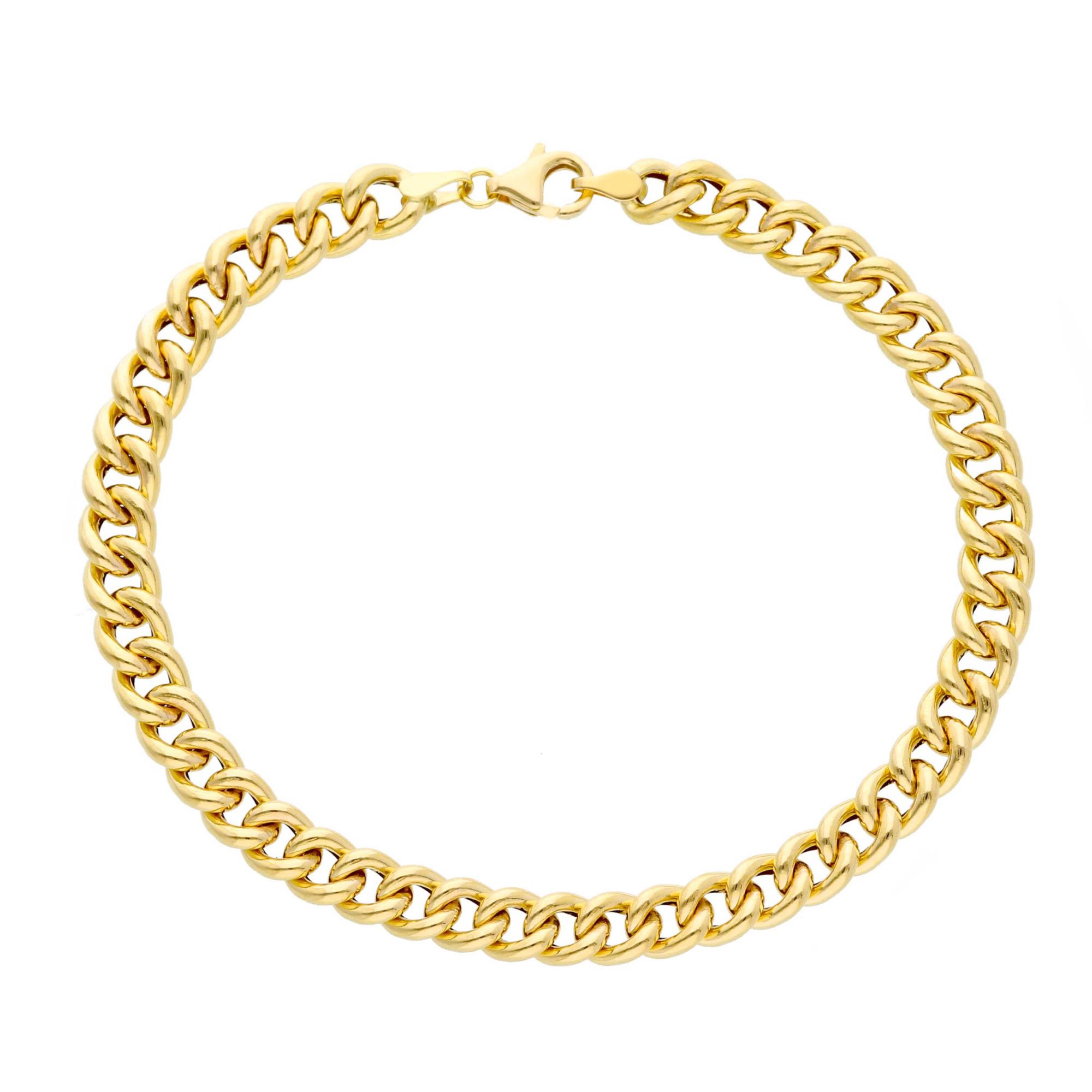 Bracciale in oro maglia spessa - ORO&CO