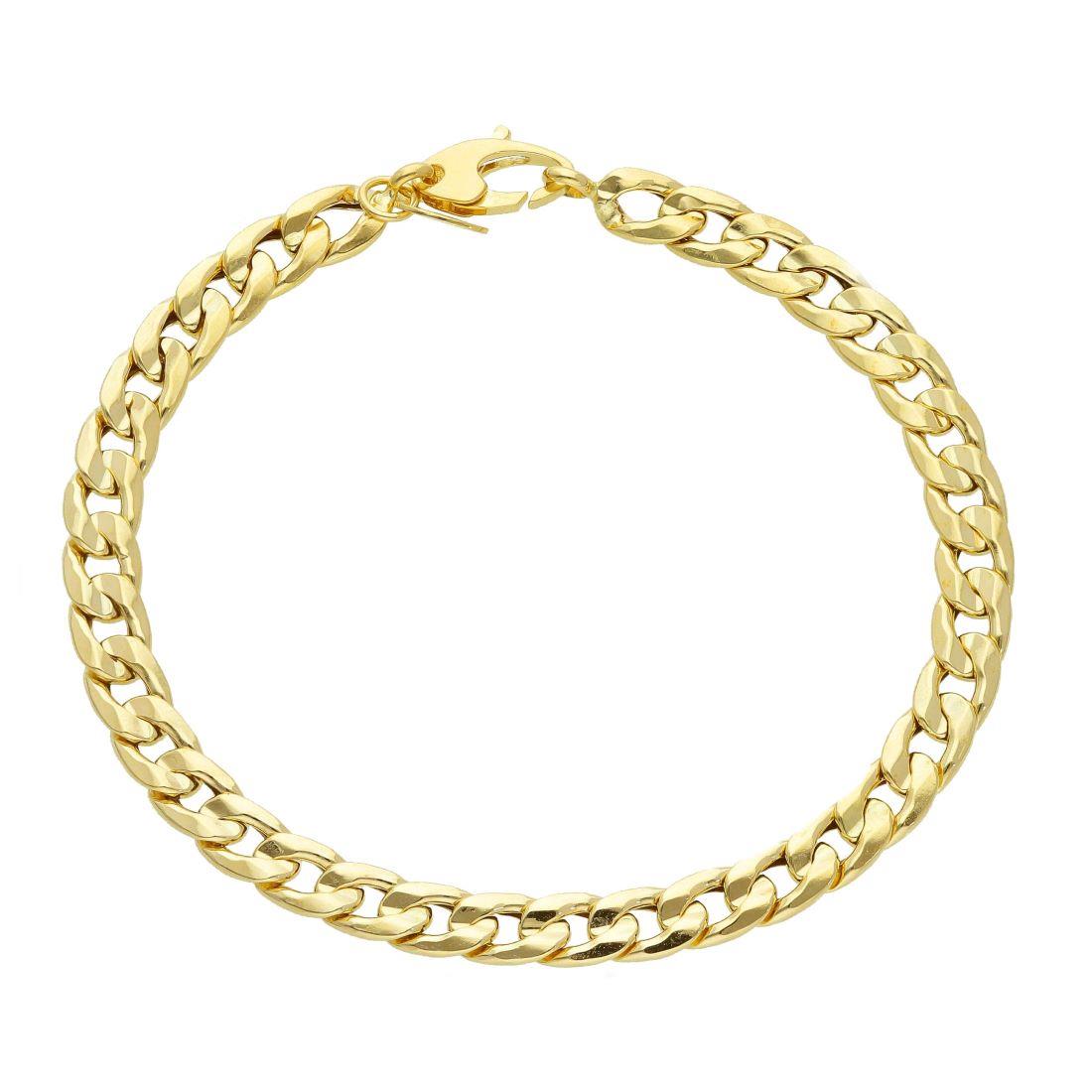 Pulsera curva en oro amarillo - ORO&CO