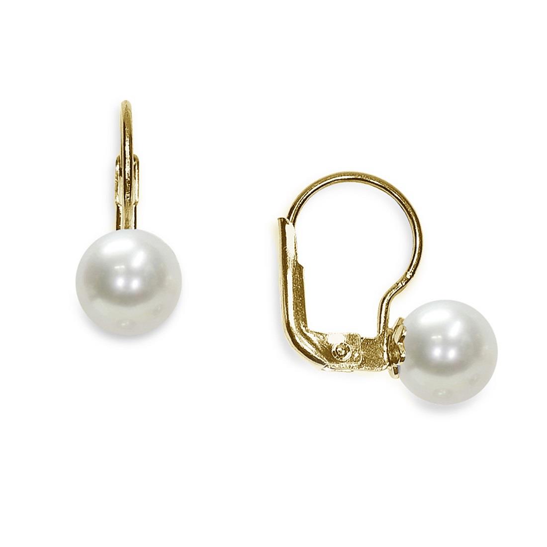 Pendientes de plata con perlas - MAYUMI