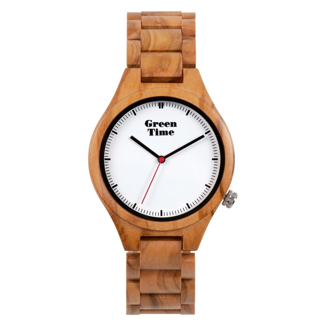 Wooden women's watch - GREEN TIME