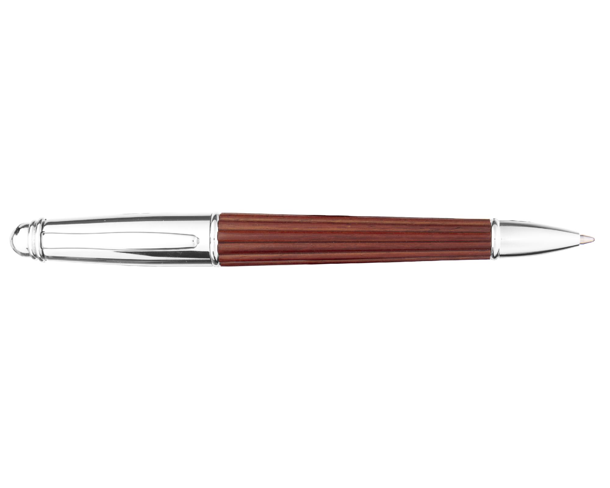 Amaranth wooden ballpoint pen - GREEN TIME