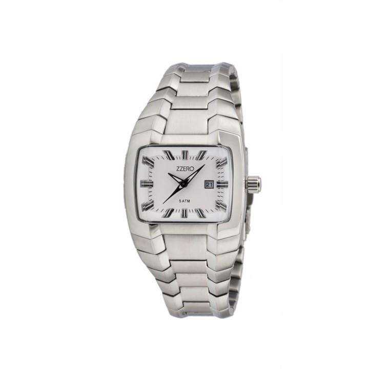 ZZero watch with rectangular steel case - ZZERO