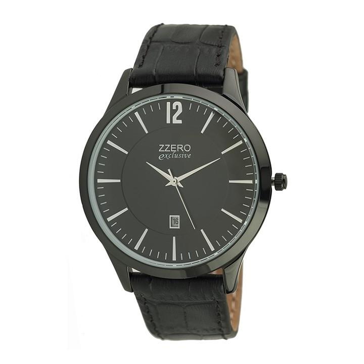 Exclusive watch in black steel - ZZERO