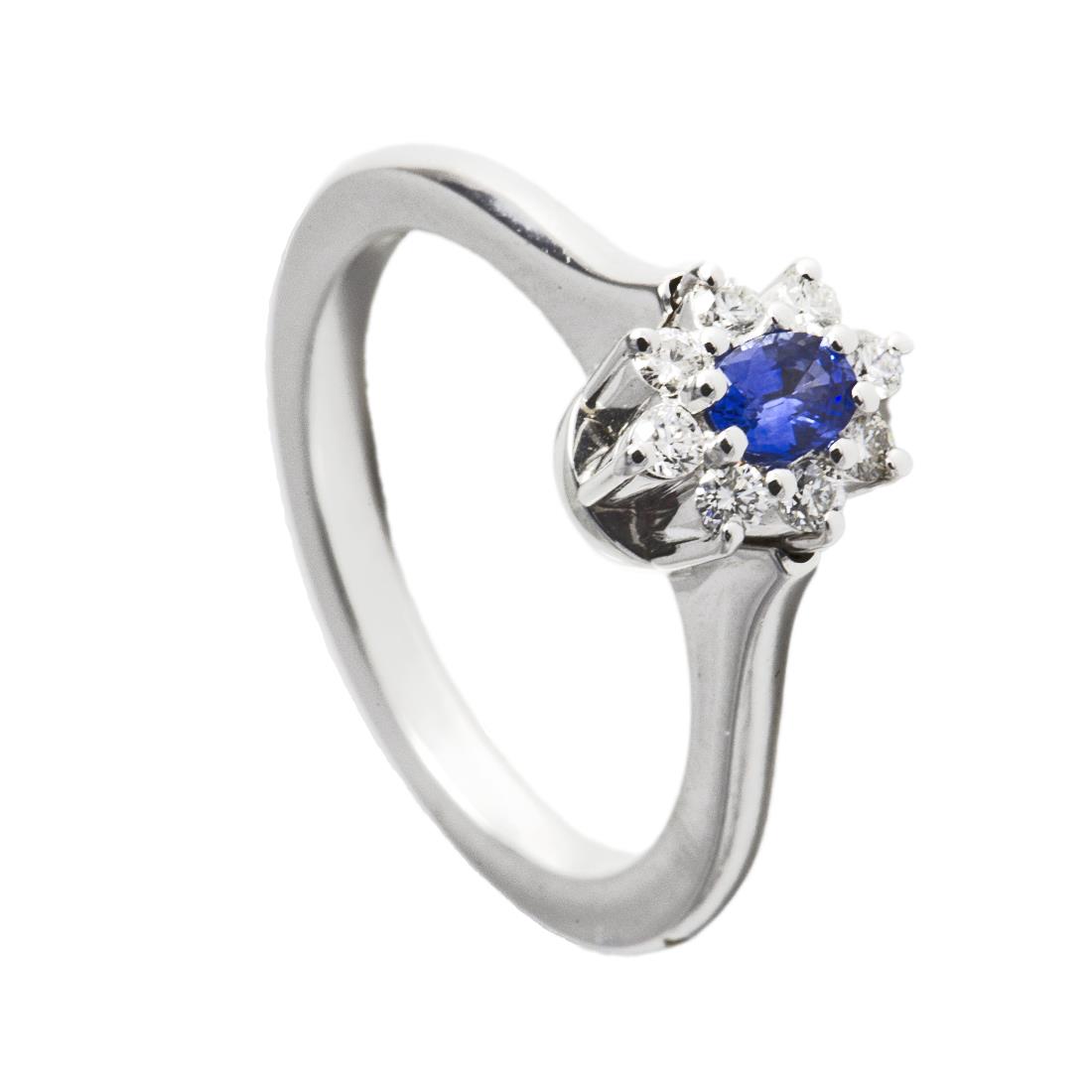 ANELLO IN ORO BIANCO PREMIERE DAME MIS 12 - PASQUALE BRUNI