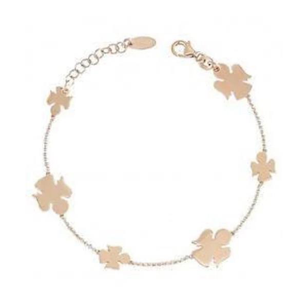 Silver bracelet with angel pendants - AMEN