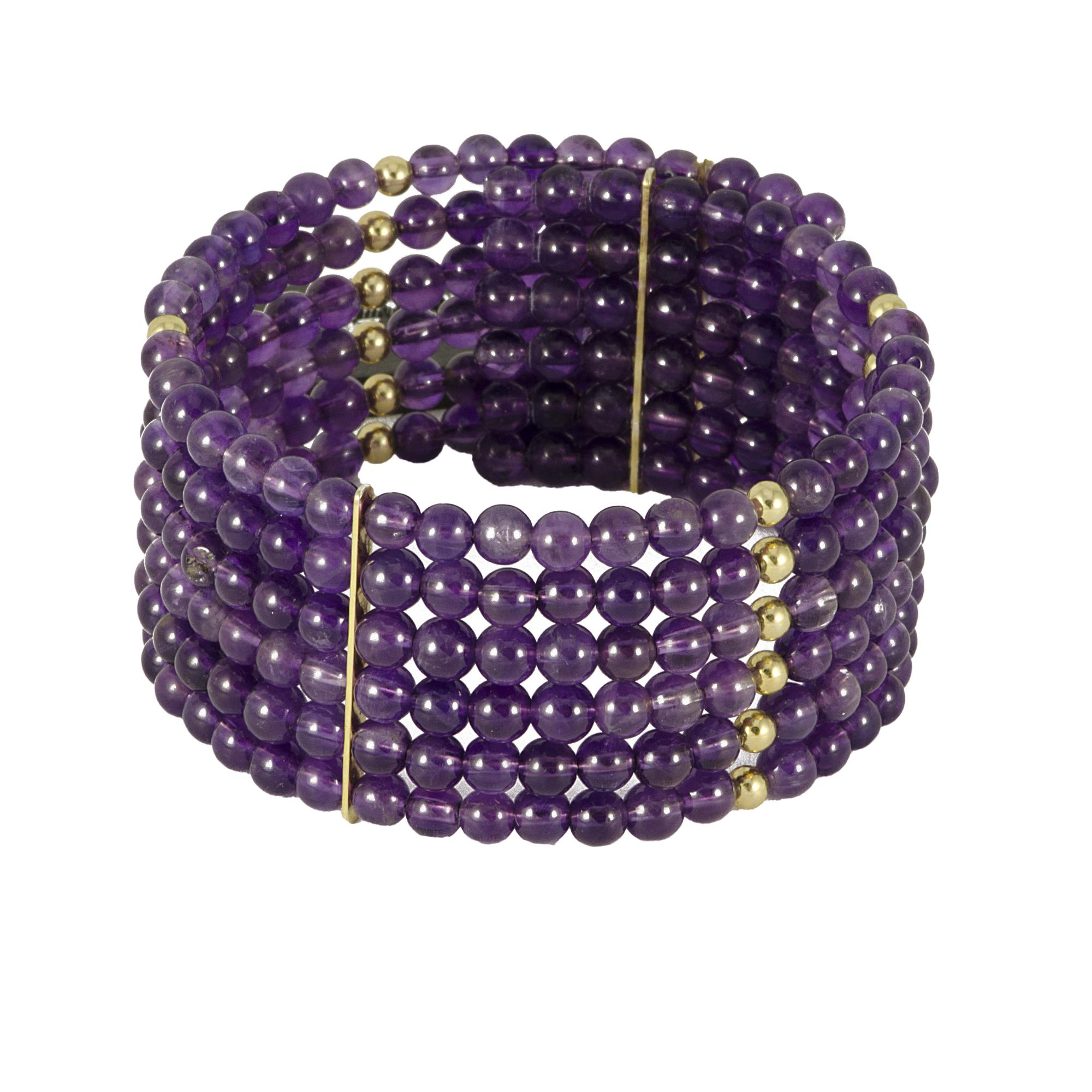 BRACCIALE IN AMETISTA - RIVIK