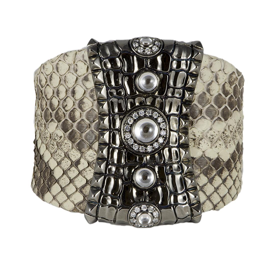 BRACCIALE FASHION IN ARGENTO CON ZIRCONI  - ZOCCAI