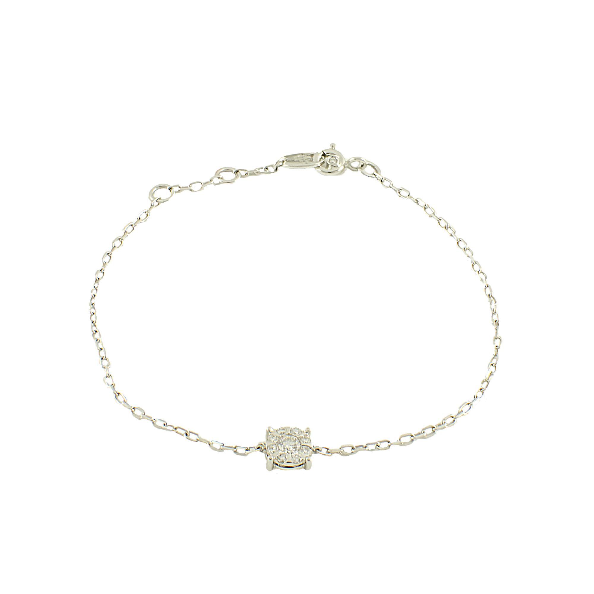 BRACCIALE IN ORO BIANCO E DIAMANTI CT 0,22 - SALVINI