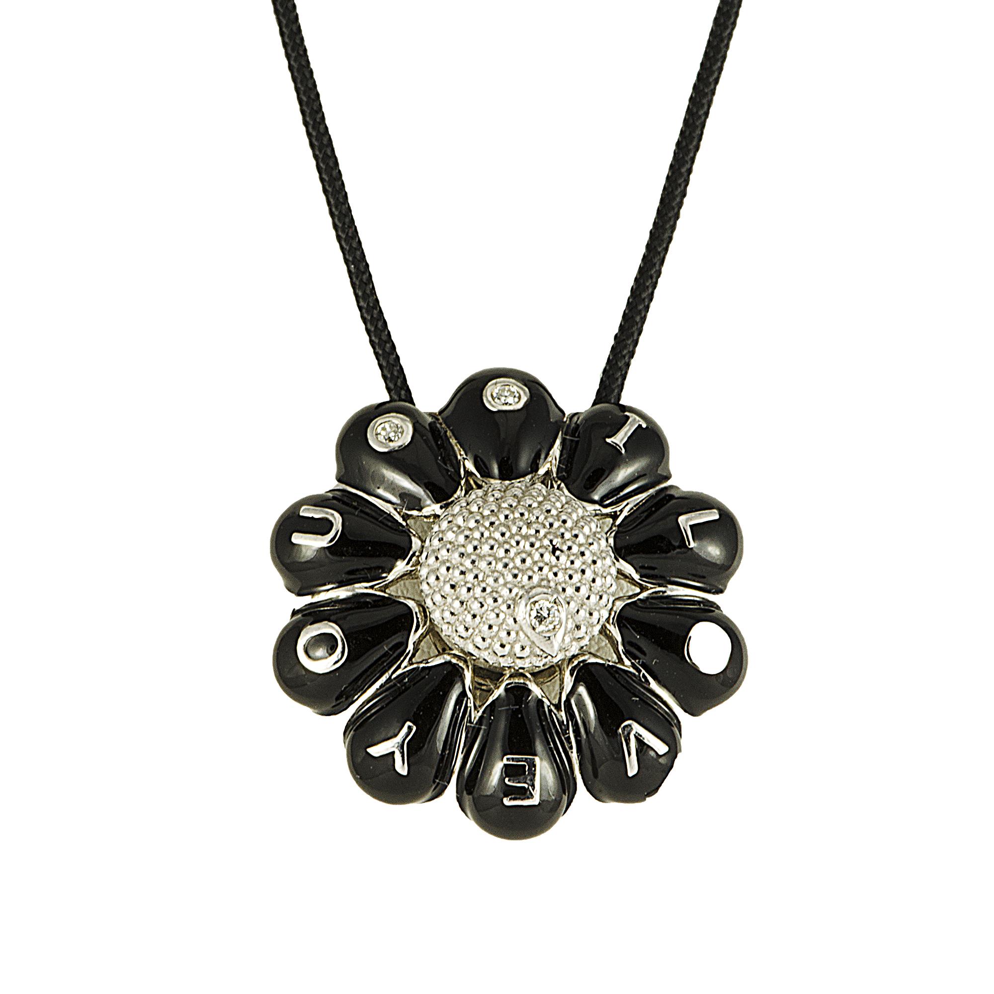 COLLIER IN ORO BIANCO E ARGENTO  - ROBERTO DEMEGLIO