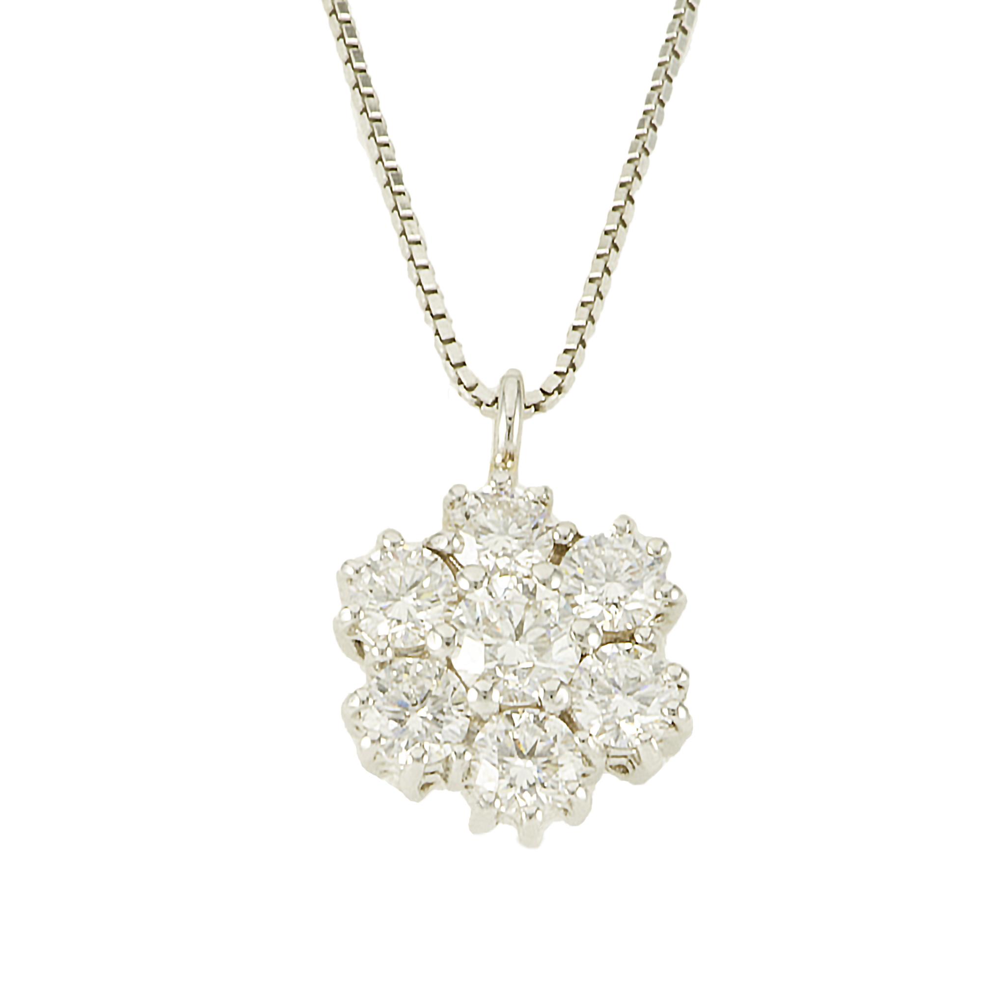 GIROCOLLO IN ORO BIANCO E DIAMANTI CT 0,94 - ORO&CO