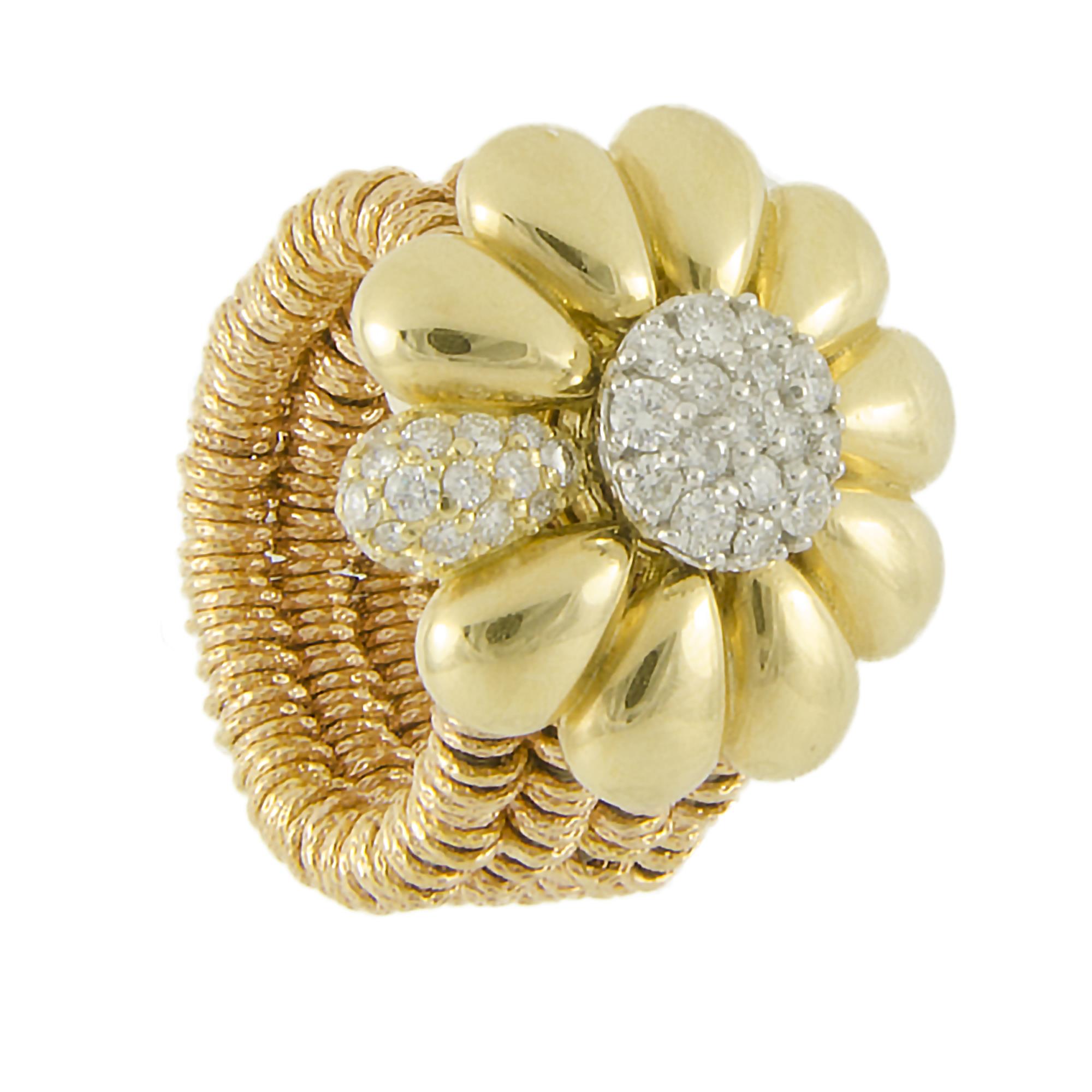 ANELLO IN ORO ROSA E DIAMANTI CT 0,81 MIS 13 VARIABILE - ROBERTO DEMEGLIO