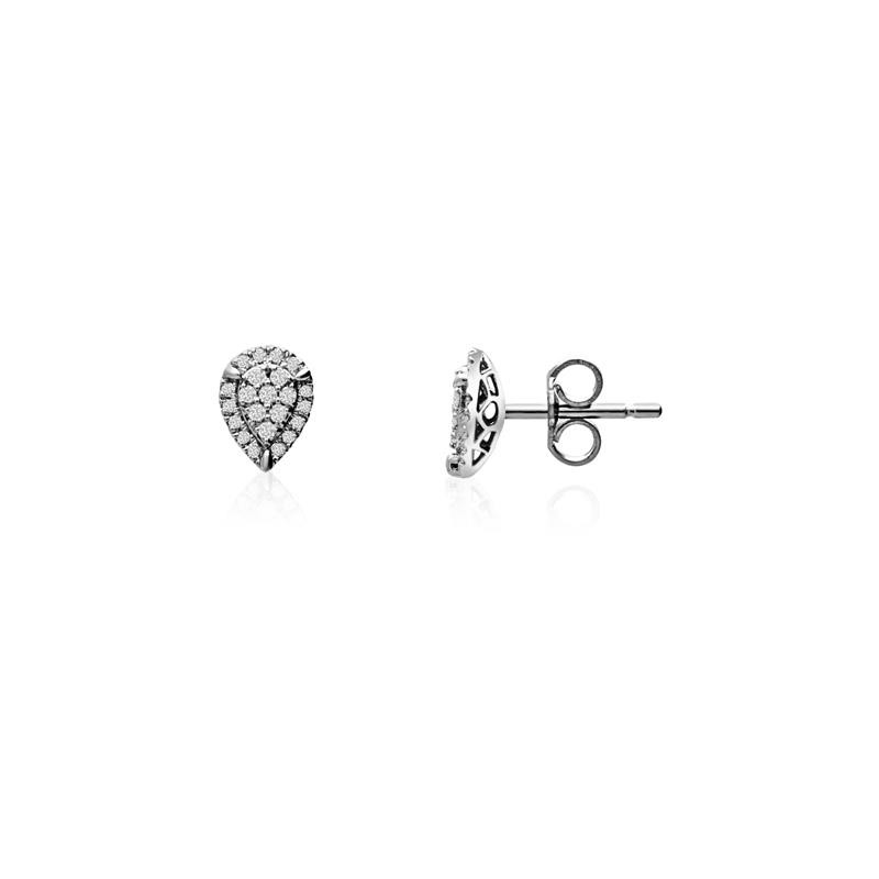 Orecchini goccia in oro bianco 18 kt e diamanti Ginevra Alfieri & St. John - ALFIERI & ST. JOHN