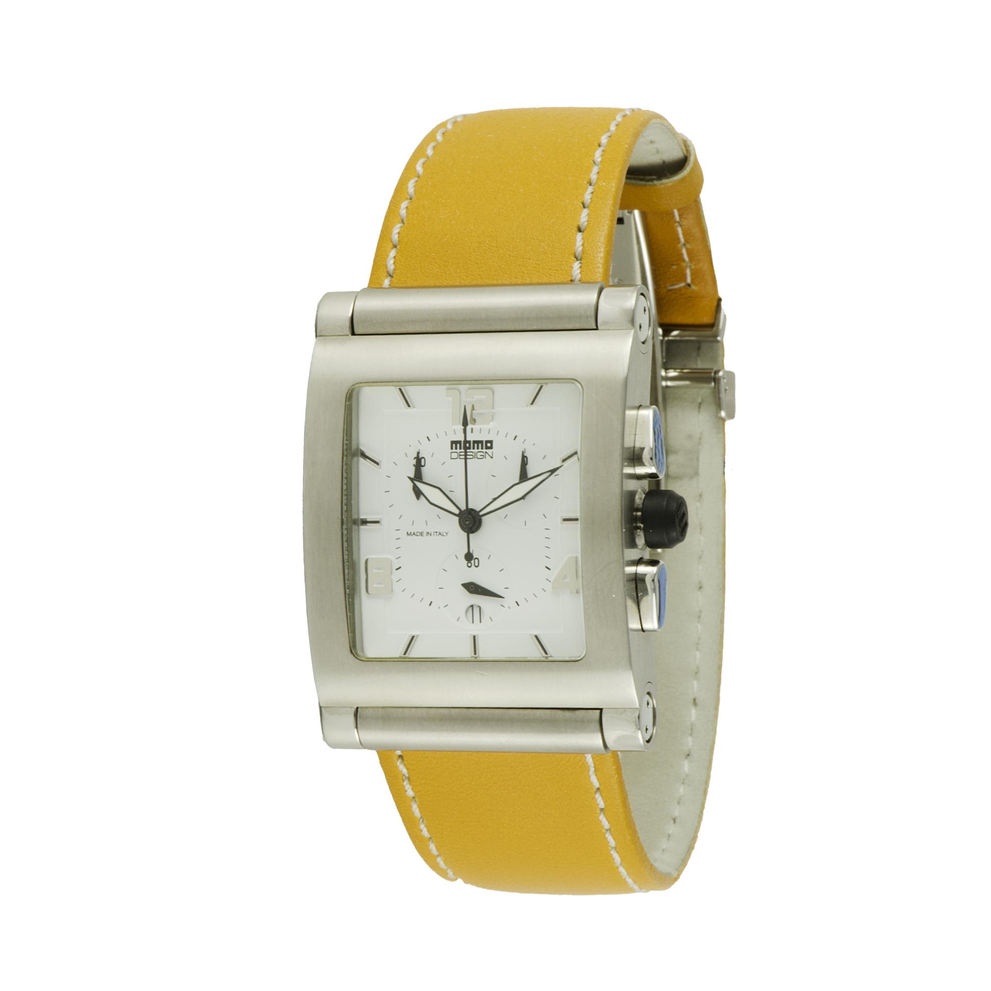 OROLOGIO MENS LEATHER CHRONO 38 MM - MOMO DESIGN