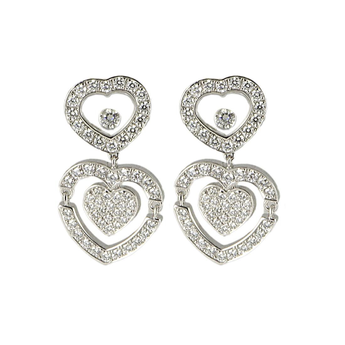 ORECCHINI IN ORO BIANCO CON DIAMANTI CT 0,73 - CHOPARD