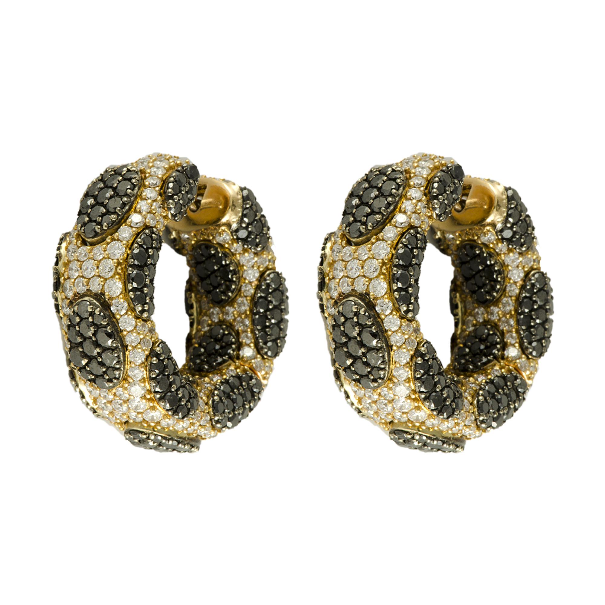 ORECCHINI IN ORO ROSA E DIAMANTI CT 7,60 - ROBERTO DEMEGLIO