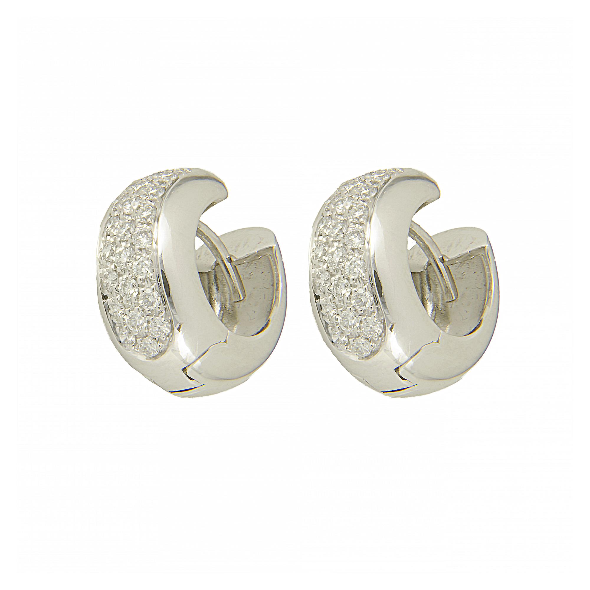 ORECCHINI IN ORO BIANCO E DIAMANTI CT 0,56 - ORO&CO