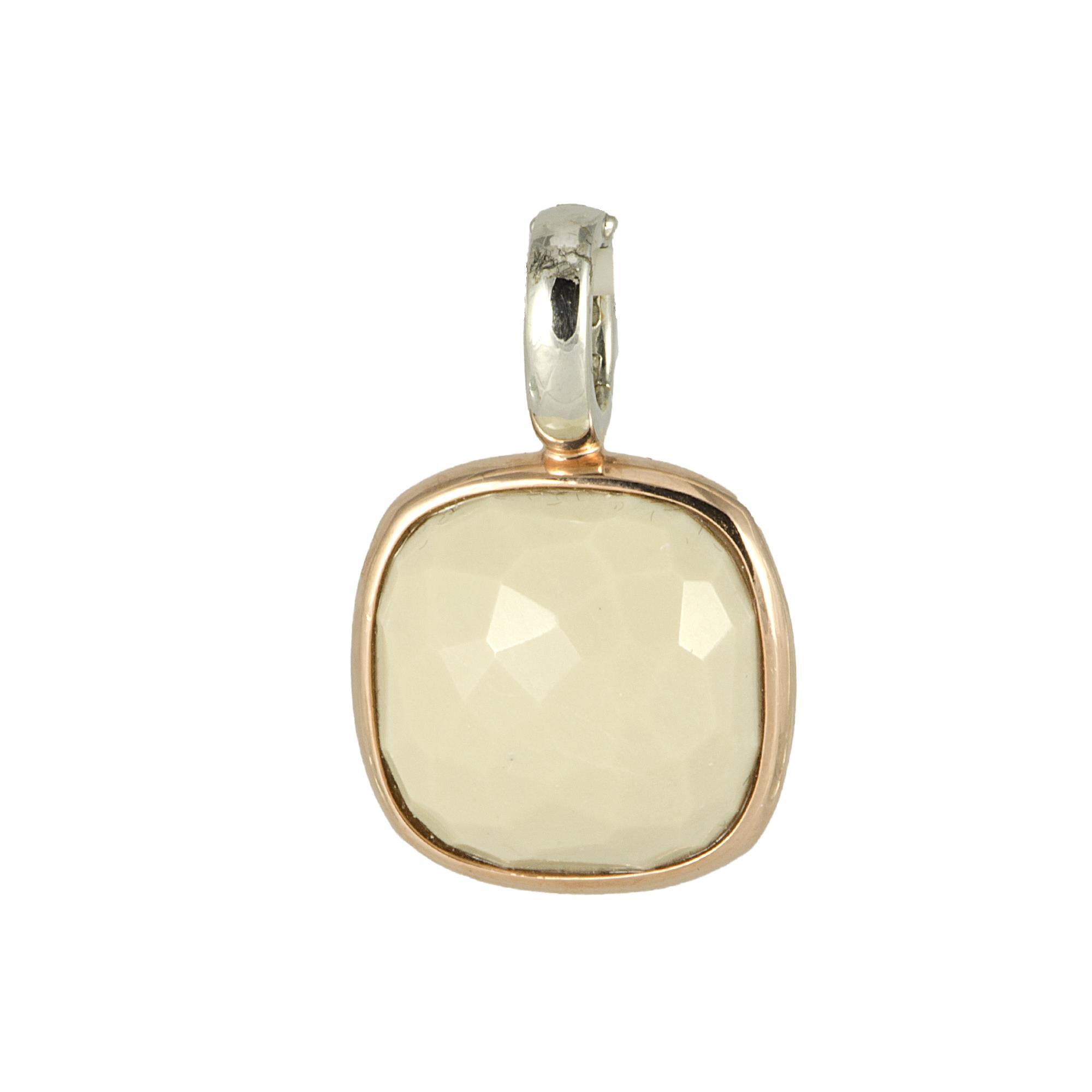 PENDENTE IN ARGENTO CON PIETRA NUDO - TI SENTO