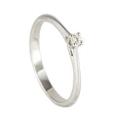 Ring solitaire with diamond - ORO&CO