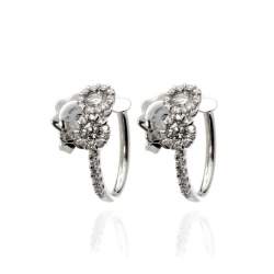 Hoop earrings with diamonds - SALVINI